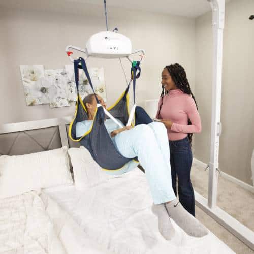 patient lift in use