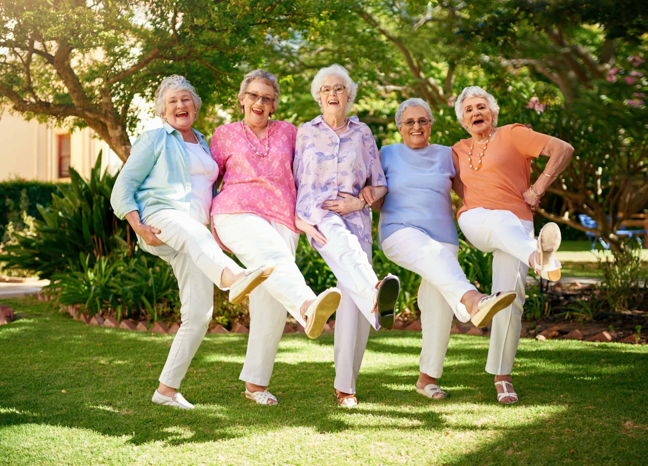 Active senior women